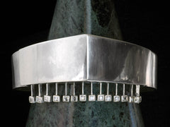 thumbnail of Pelle x Erie Basin Silver Veil Bracelet (on dark background)