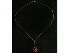1930s Peridot Pendant Necklace