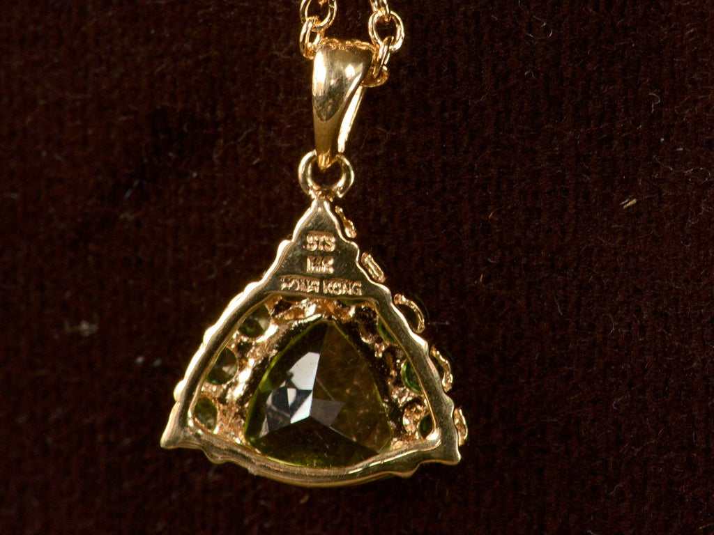 Vintage Peridot & Tsavorite Necklace