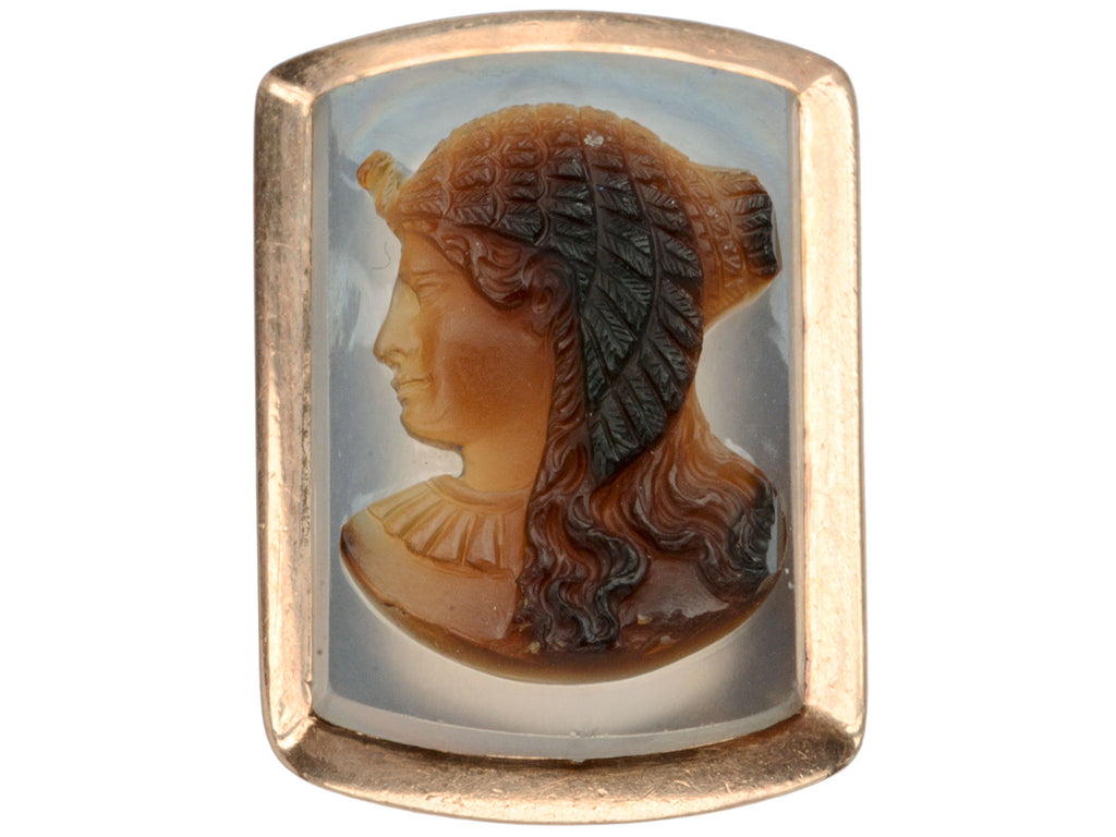 1880s Pharaoh Cameo Ring (on white background)