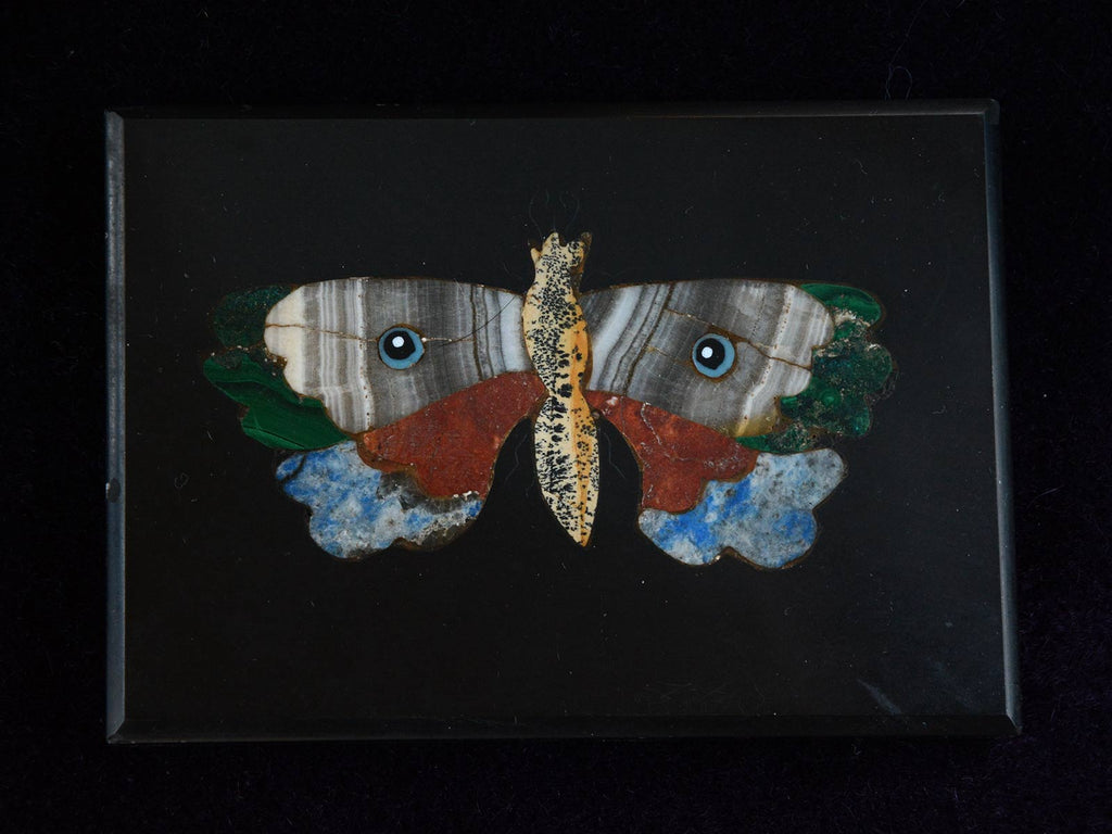 1890s Pietra Dura Butterfly