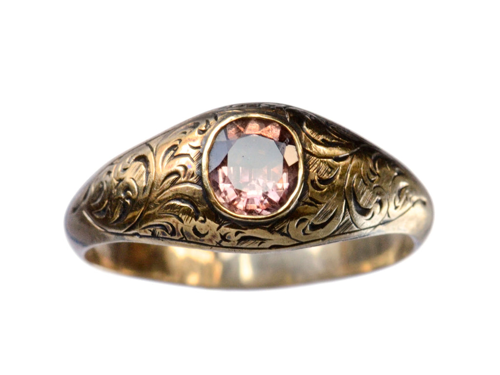 1830s Pink Amethyst Ring (on white background)
