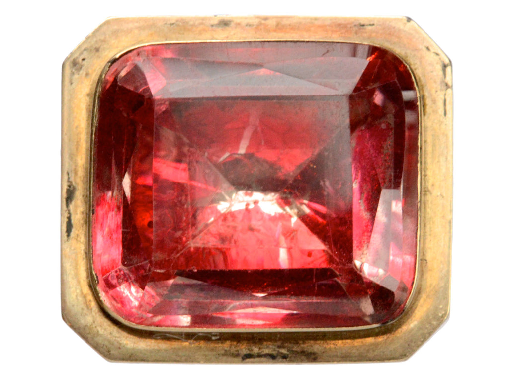 1790s Pink Paste Brooch, 9K (on white background)