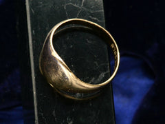c1950 Plain Signet Ring