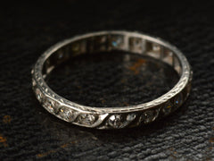 thumbnail of 1930s Deco Eternity Band (detail)