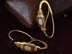 c1800 French Poissarde Earrings