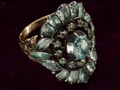 thumbnail of c1800 Aqua Paste Ring (side view)