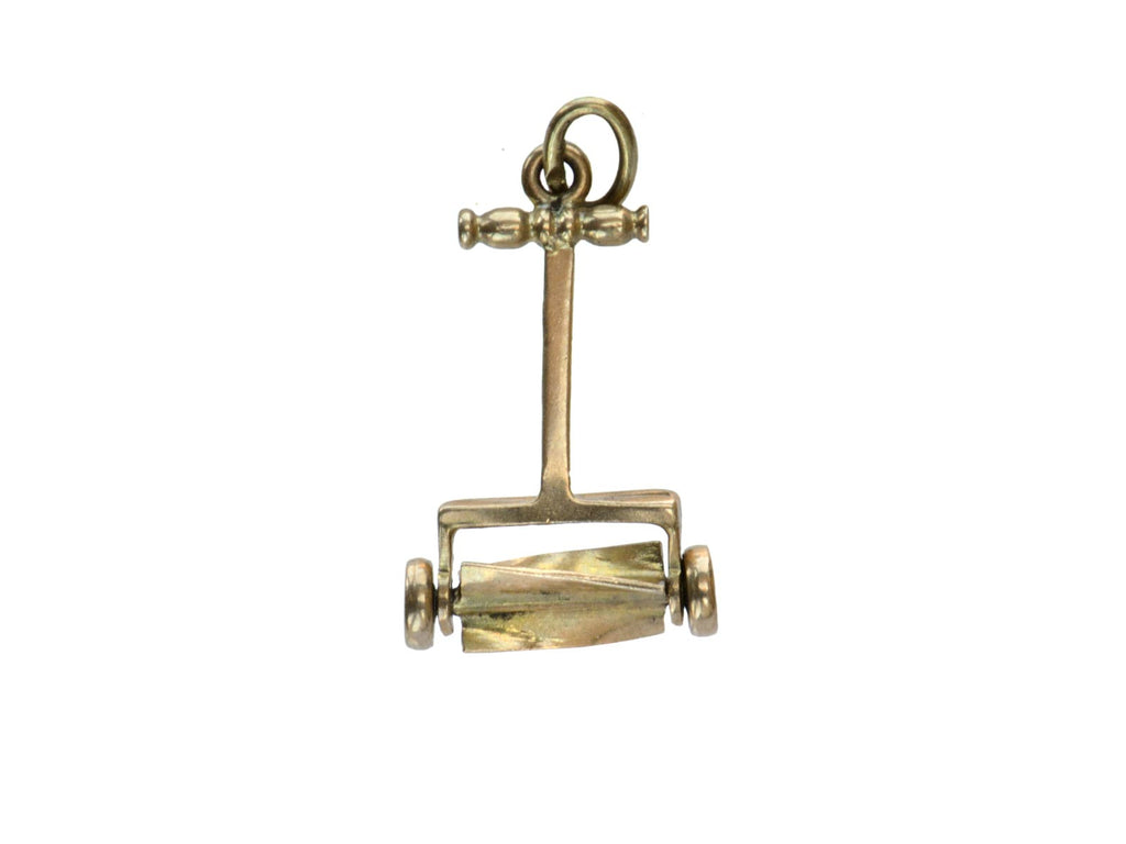 1950s Push Mower Charm (on white background)