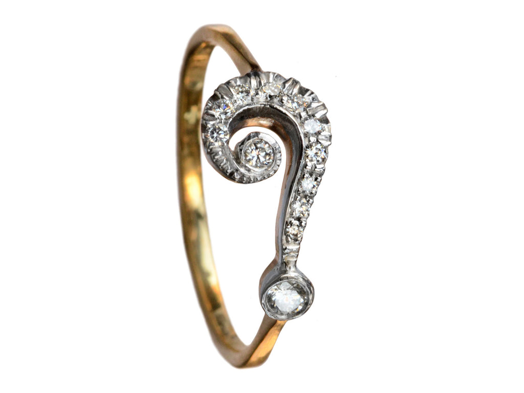EB Question Mark Ring (on white background)