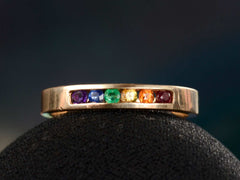 thumbnail of Vintage Spectral/Rainbow Ring (on black background)
