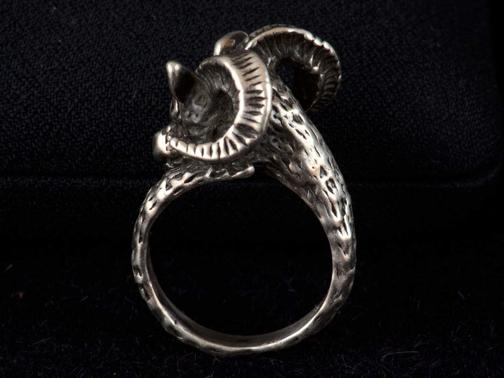 Vintage Ram's Head Ring