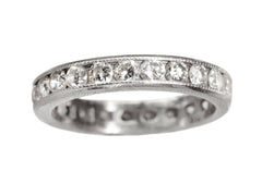 thumbnail of 1940s Brilliant Cut Eternity Band (on white background)