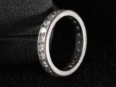 thumbnail of 1940s Brilliant Cut Eternity Band (profile view)