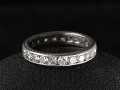 thumbnail of 1940s Brilliant Cut Eternity Band (detail view)