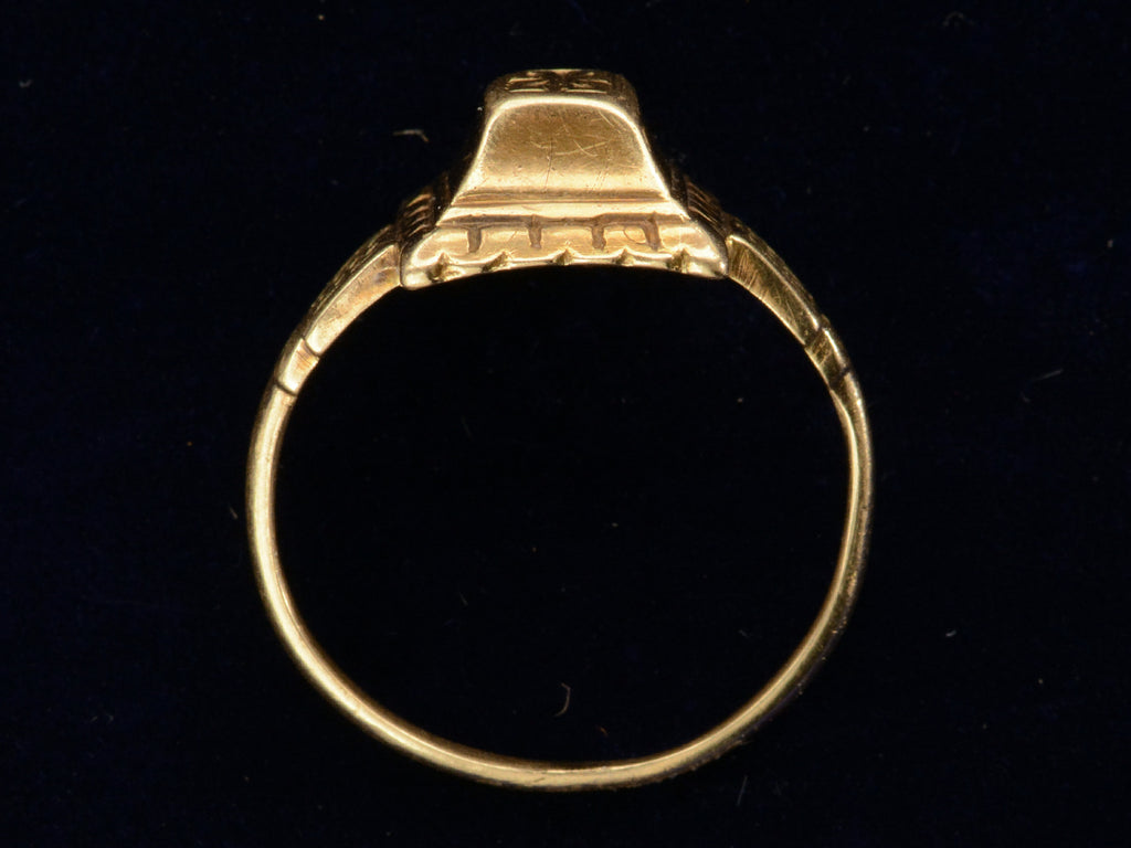 c1880 Renaissance Revival Ring (profile view)