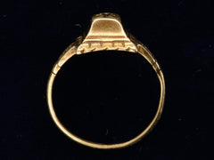 thumbnail of c1880 Renaissance Revival Ring (profile view)