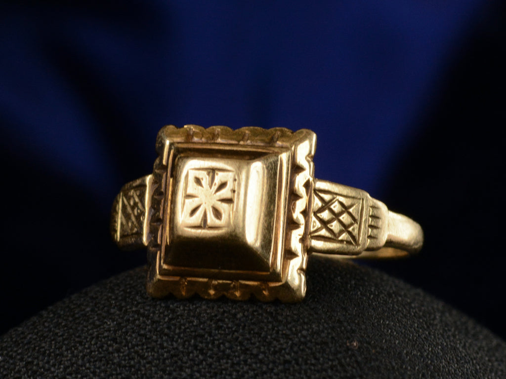 c1880 Renaissance Revival Ring (detail)