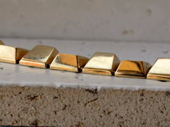 Vintage Geometric Gold Bracelet