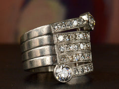 thumbnail of 1930s Diamond Cocktail Ring (right side view)