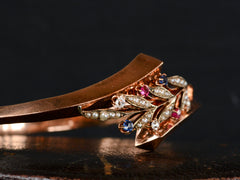 Art Nouveau Rose Gold Bracelet