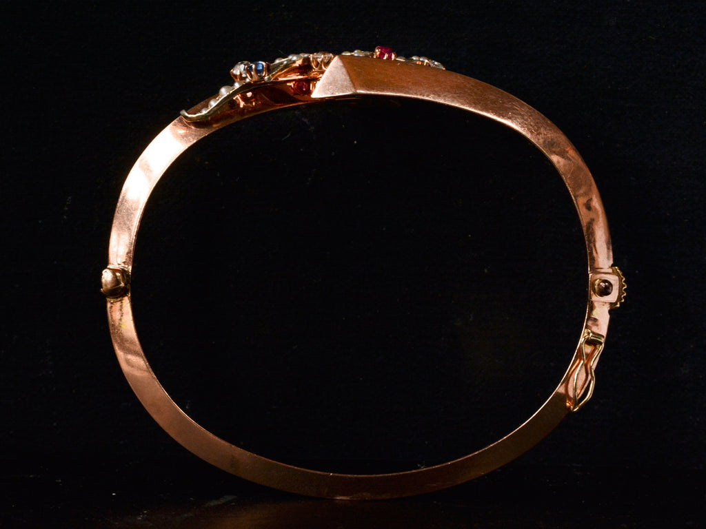 Art Nouveau Rose Gold Bracelet