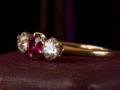 1890s Ruby and Diamond Ring