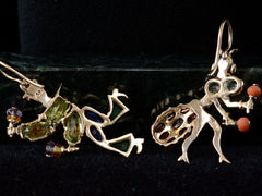 c1960 Rumba Dancer Earrings