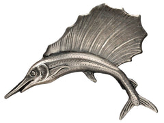 thumbnail of 1950s Silver Sailfish Brooch (on white background)