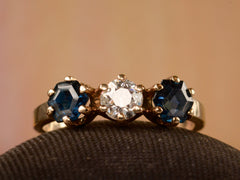 1920s Sapphire and Diamond Ring