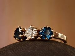 1920s Sapphire and Diamond Ring