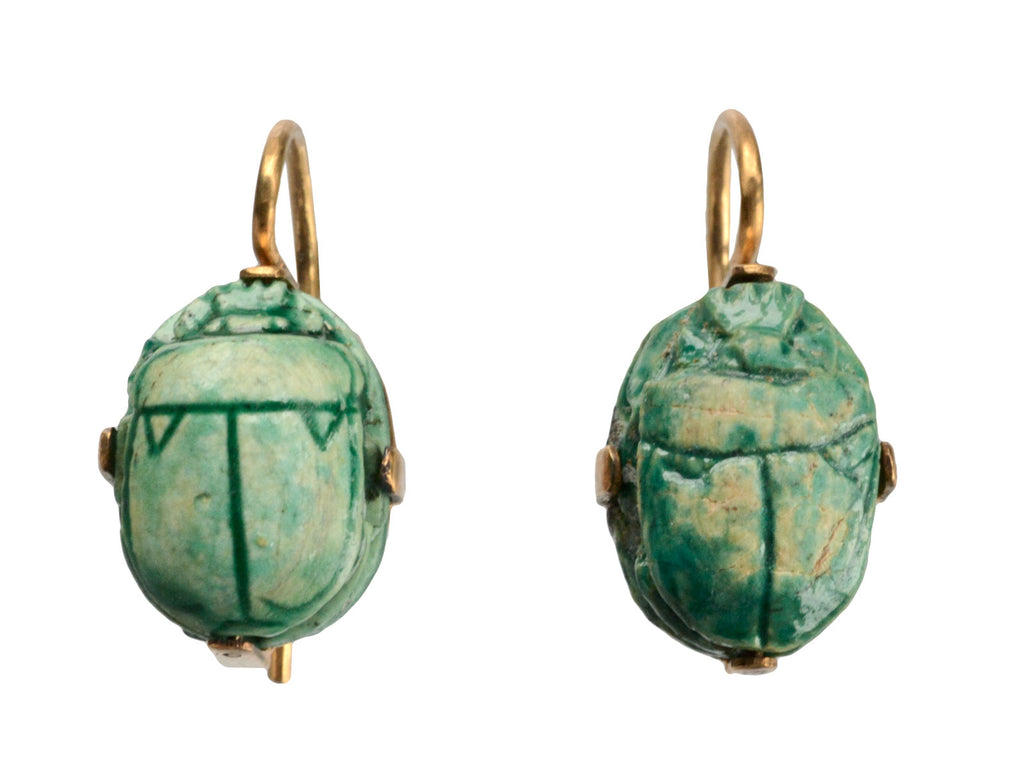 1920s Scarab Earrings (on white background)