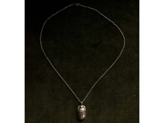 Vintage Scarab Pendant Necklace