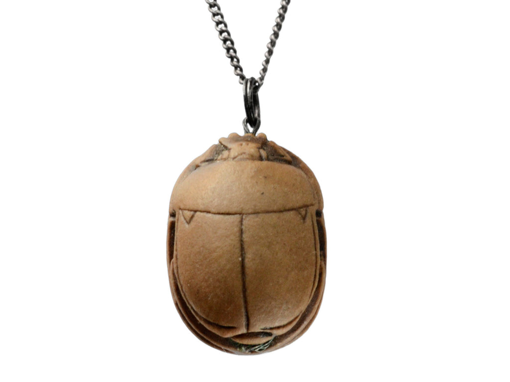 Vintage Scarab Pendant (on white background)