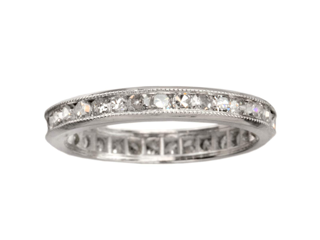 1930s Eternity Band, Size 4.25 (on white background)