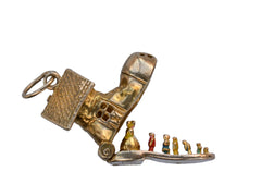 1955 Old Woman in a Shoe Charm