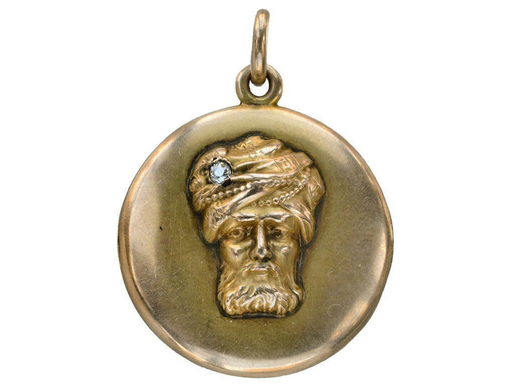 c1890 Victorian Sikh Locket (on white background)