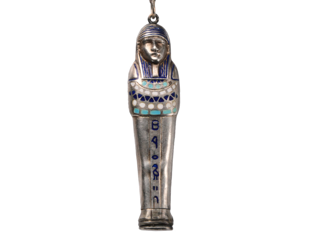 1920s Sarcophagus Pendant (on white background)