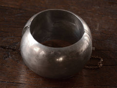 1980s Domed Silver Bracelet