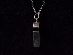 Vintage Silver Whistle Necklace