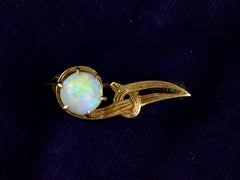 c1910 Little Opal Comet Pin