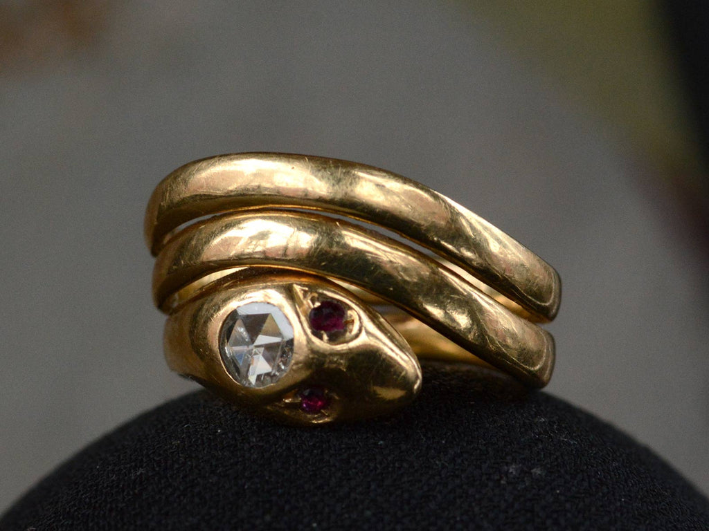 c1960 Diamond Snake Ring