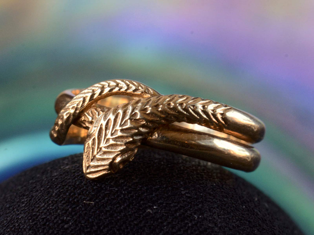 Early 1900s Snake Ring (side view)