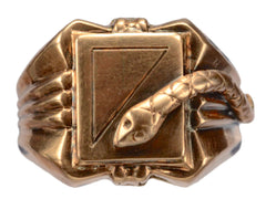 thumbnail of 1930s Snake Signet Ring (on white background)