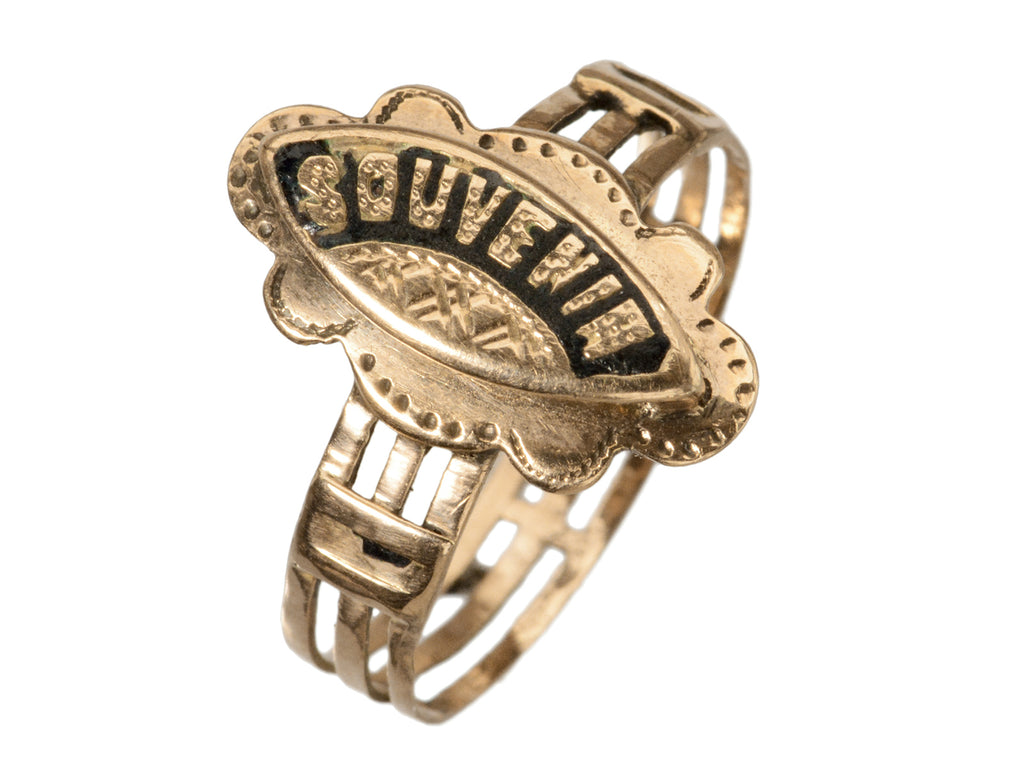c1890 Souvenir Ring (on white background)