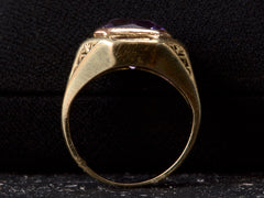 1920s Amethyst Sphinx Ring