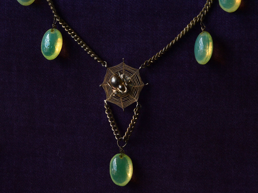 1920s Spider Web Necklace
