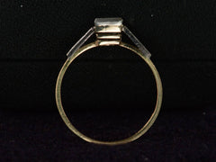 thumbnail of 1930s Art Deco Aqua Ring (profile view)