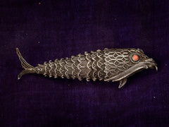 1960s Articulated Fish Pendant