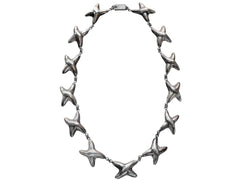 1970s Silver Starfish Necklace