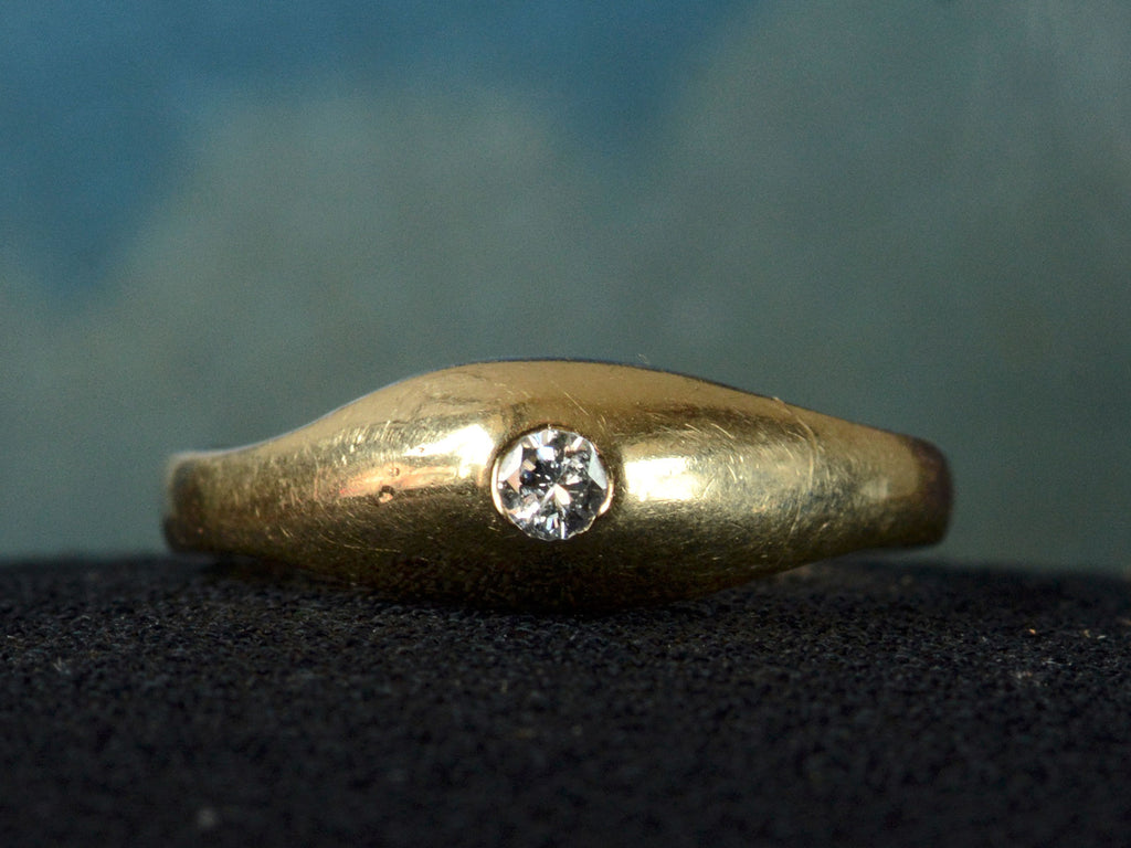 1950s Diamond Stirrup Ring